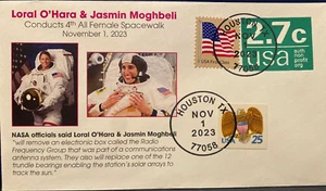 MODERN SPACE COVER : LORAL & JASMIN CONDUCTS 4TH ALL FEMALE SPACEWALK NOV 1 2023 - Picture 1 of 4