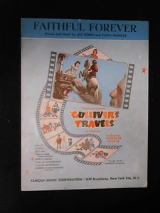 Partitura musical de Gulliver's Travels 1939 de Faithful Forever - Imagen 1 de 3