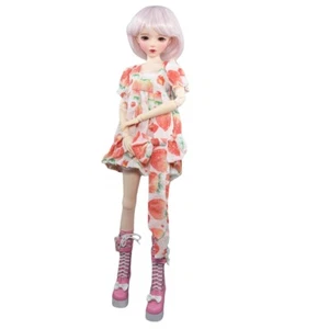 Muñeca Bjd De 56Cm Empalme Esférico Cuerpo Femenino Juguete Bricolaje Falda Rosa - Picture 1 of 24