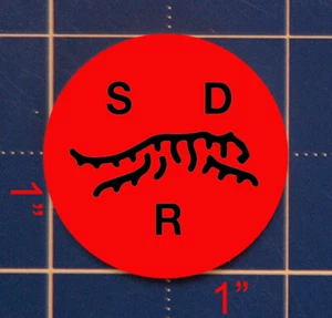 Tiger Woods Sun Day Red GOLF BALL MARKER