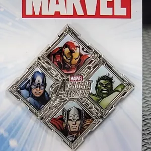 New Disney Collectible Marvel Avengers Hulk Thor Iron Man Captain America Pin - Picture 1 of 6
