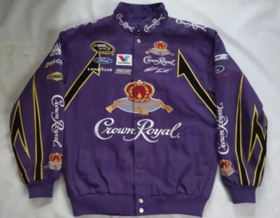CHAQUETA CHASE CAR 17 KENSETH CROWN ROYAL AUTÉNTICA TRIPULACIÓN DE CARRERAS TALLA M Foto 1 de 4