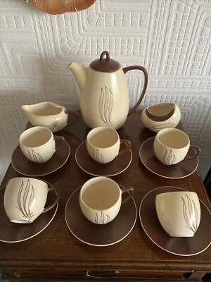 Lovely Carlton Ware Windswept 15pc Coffee Set - Image 1 of 4