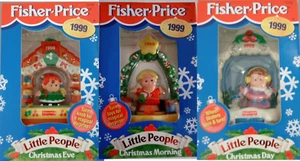Vintage 1999 Fisher Price #72746/7/8 Eddie's Heiligabend + Morgen + Tag NEU - Bild 1 von 13