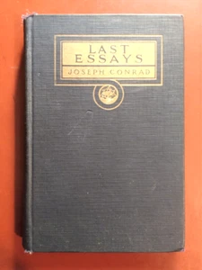 JOSEPH CONRAD: LAST ESSAYS. STATED FIRST EDITION 1926 - Picture 1 of 7
