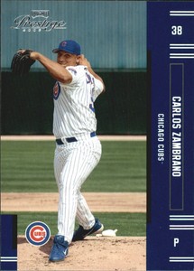 2005 Playoff Prestige Baseball Card #81 Carlos Zambrano