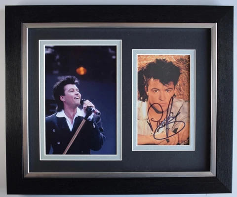 Paul Young Signed 10x8 Framed Autograph Photo Display Music Lay My Hat COA AFTAL Cover