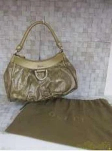 Gucci Handtasche 190525 Gold Gg Canvas - Bild 1 von 6