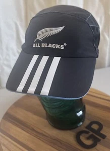 ADIDAS CLIMACOOL NEW ZEALAND ALL BLACKS HAT STRAPBACK ADJUSTABLE EUC!! GP - Picture 1 of 3