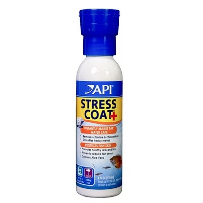 Acondicionador de agua para acuario de 4 onzas con aloe vera para tratamiento de agua seguro Foto 1 de 4