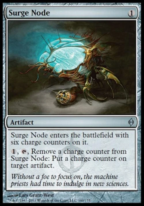 Surge Node - Medium Play MTG New Phyrexia - Image 1 of 1