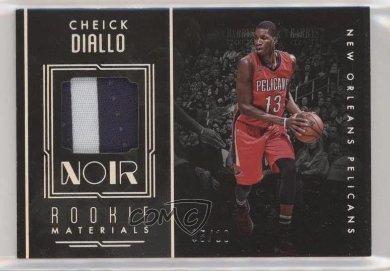 2016-17 Panini Noir Rookie Materials Color Patch /10 Cheick Diallo #21 Patch RC - Image 1 of 2