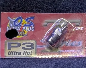 O.S. Bujía incandescente ultra caliente P3 para cabezal de botón turbo motor nitro *Envío rápido* - Imagen 1 de 1