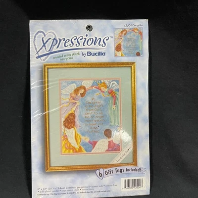 Daughter is a Gift Counted Cross Stitch Bucilla 42504 NIP - Image 1 of 4