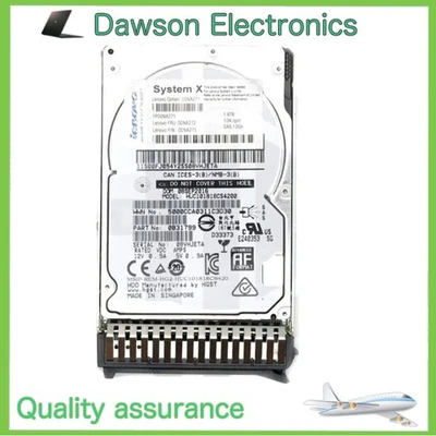 00NA271 Lenovo / IBM 1.8TB 10K 12GBps SAS 2.5" G3HS 512e HDD 00NA272 00NA275 - Image 1 of 2