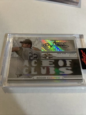 2014 Roger Clemens Auto Relic Card "Ace of Clubs" Topps Triple Threads 2/18 - Image 1 of 4