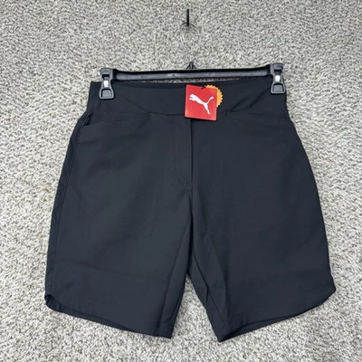 Bermuda de golfe Puma feminina salto pequeno Way 1 stretch azul UPF50+ nova - Imagem 1 de 4