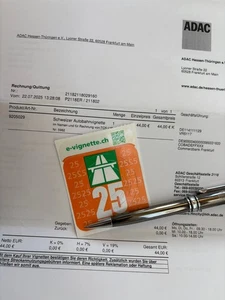 Vignette Schweiz 2025 Auto und Motorrad - Bild 1 von 1