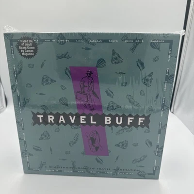 Travel Buff  Board Game of Challenging Travel Imagination #1 Games Magazine NIB - Image 1 of 4