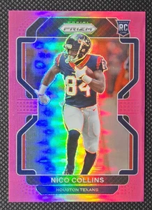 2021 Panini Prizm - Rookie Nico Collins #360 Pink Prizm (RC) Houston Texans - Bild 1 von 2