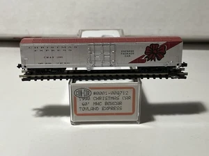 CON COR 1990 NAVIDAD 0001-000712 NAVIDAD 60' MHC CAJA COCHE TOYLAND EXPRESS N - Imagen 1 de 3