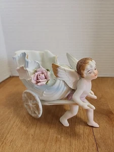 Norleans China Cherub Bonboniere Übertopf Vase - Bild 1 von 10