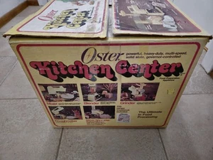 Original Vintage Oster Küchen Center Mixer Set Diverses Posten Teile Box! - Bild 1 von 20