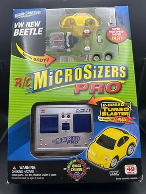 R/C Micro Sizers Pro VW NEW BEETLE Remote Control 49MHz 2 Speed MicroSizers NEW - Image 1 of 2