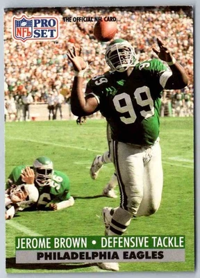 1990 Proset Jerome Brown #614  Football Card - Image 1 of 2
