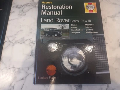 Land Rover series 1/2/3 Haynes restoration manual 1999 - Image 1 of 4