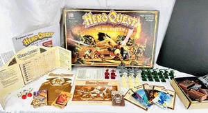 1989 Hero Quest Board Game System Adventure Milton Bradley Complete Good Cond - Picture 1 of 10