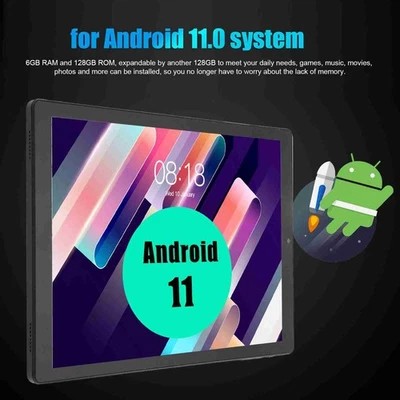 10.1 Tablet 6G RAM 128G ROM 1920x1080 IPS MT6753 Octa Core 2.4G 5G WiFi Calling - Image 1 of 4