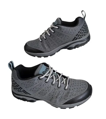 Propet Petra 鞋女式 7.5M 码深灰色黑色防水远足运动鞋  — 第 1/4 张图片