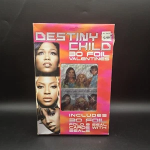 Official DESTINY'S CHILD 30 Foil Valentines Day Cards 2001 Beyoncé Rare 2001 NOS - Bild 1 von 9