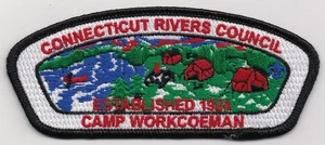 CSP - CONNECTICUT RIVERS COUNCIL - SA-48 - CAMP WORKCOEMAN - EST 1924 -BV $50-60 - Bild 1 von 1
