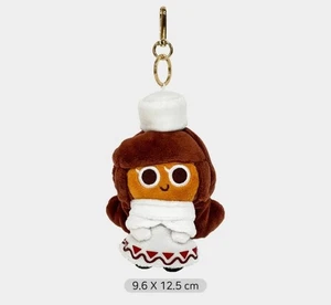 CookieRun Kingdom Cocoa Cookies Plush Doll  Keyring Keychain 9.6 x 12.5cm - Picture 1 of 3