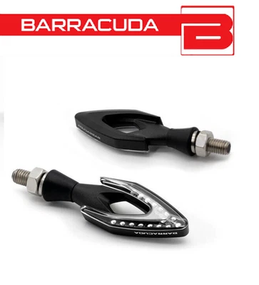 BARRACUDA COPPIA FRECCE LED MODELLO FRECCIA UNIVERSALI MOTO OMOLOGATE N1001/X - Immagine 1 di 4