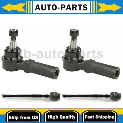 Front Inner Outer Steering Tie Rod End 4PCS For Chevrolet Corvette 1984-1985 - Image 1 of 4