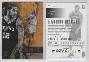 2017-18 Panini Essentials Orange LaMarcus Aldridge #137