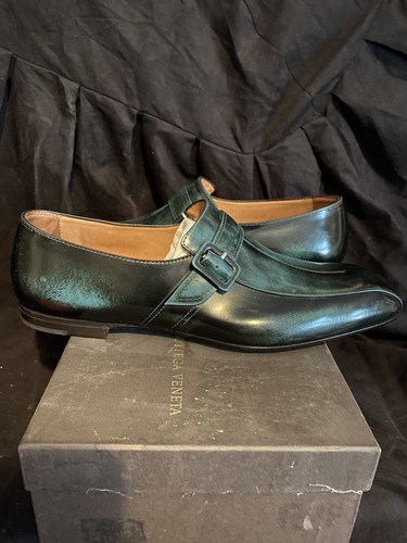 Scarpe eleganti al polpaccio Bottega Veneta Scarpa Pelle S. Cuoio edera taglia 44 EU 11 US DS