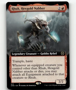 MTG Rhuk, Hexgold Nabber (Extended Art) 412 Regular Phyrexia: All Will Be Rare - Picture 1 of 1