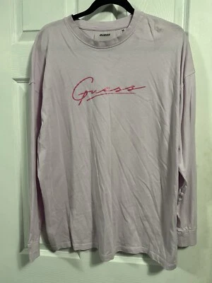 Mujer Guess Active Púrpura Manga Larga Talla Mediana Gráfico Foto 1 de 4