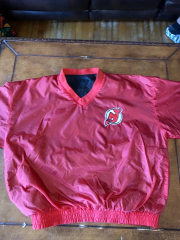 New Jersey Devils windbreaker reversible pull over jacket Cover