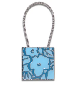 Vintage ACME Studio Schlüsselanhänger "Prospect Garden" Emaille von MICHAEL GRAVES - NEU - Bild 1 von 2