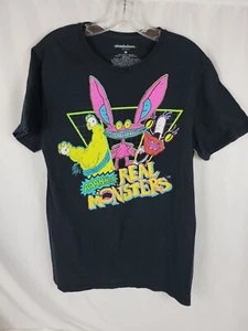 2019 Nickeloden Viacom Men's Size M Black AAAHH Real Monsters!!! Tee Shirt - Picture 1 of 5