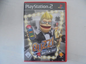 CD SEHR GUT + ANLEITUNG: Buzz!: das Film-Quiz (Sony PlayStation 2, 2007) - Bild 1 von 2