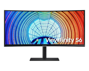 Samsung ViewFinity S6 S34A650UBE 34" UW-QHD Curved Screen LCD Monitor