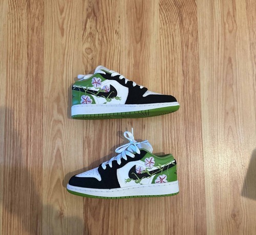 Air Jordan 1 Low SE Floral Vines (GS) 5 5 Donna 4 Giovani