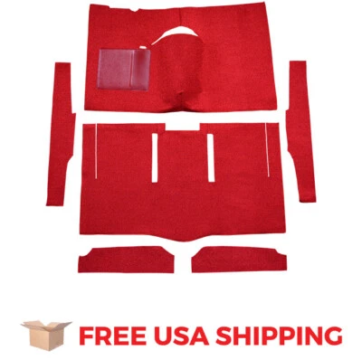 FITS 1963-1965 Mercury Comet 2DR Hardtop Auto Bucket Seat Cut & Sewn Loop Carpet Foto 1 de 3