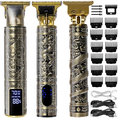 Professional Men Hair Clippers Trimmer Machine Cordless Beard Electric Shaver UK - Image 1 of 4